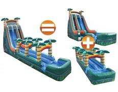 Tsunami Dual Lane Waterslide 24' Tsunami Dual Lane Waterslide 24'